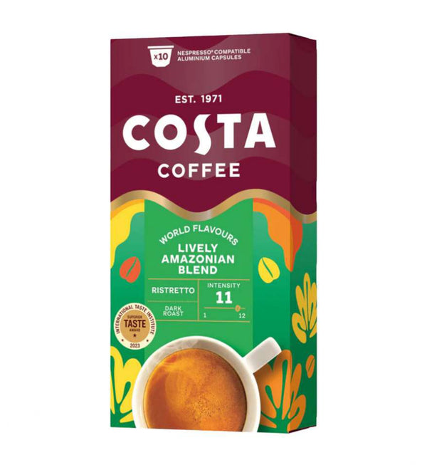 Costa Nespresso Compatible - Lively Amazonian Blend - 10 Caspules
