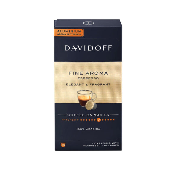 DAVIDOFF - Nespresso Compatible - Fine Aroma Elegant & Fragrant - 10 Capsules